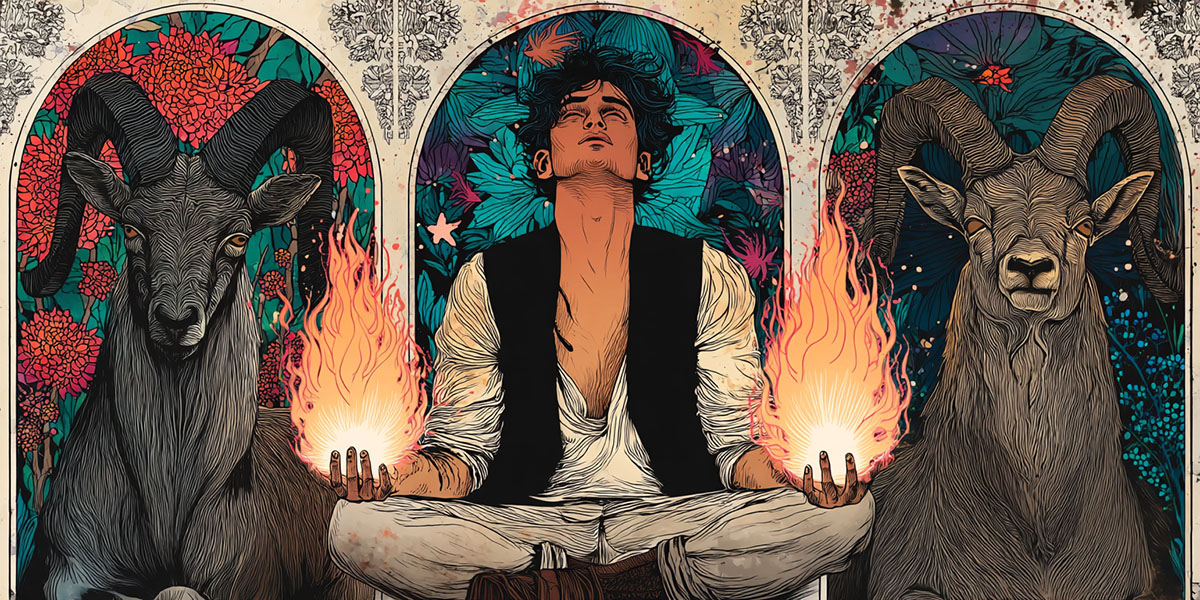 April Astro Magic, Aries man